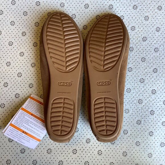 CROCS Brown Women's Moccasins - Picture 3 of 4